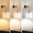 Mckella Modern Vintage Wall Sconces With Oak Wood And Fabric Linen Lampshades (Set of 2)