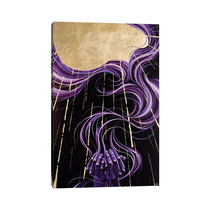 Thanks, Universe by Jackie Liu - Floater Frame Print on Canvas, Wrapped Canvas, 20.32 cm H x 30.48 cm W