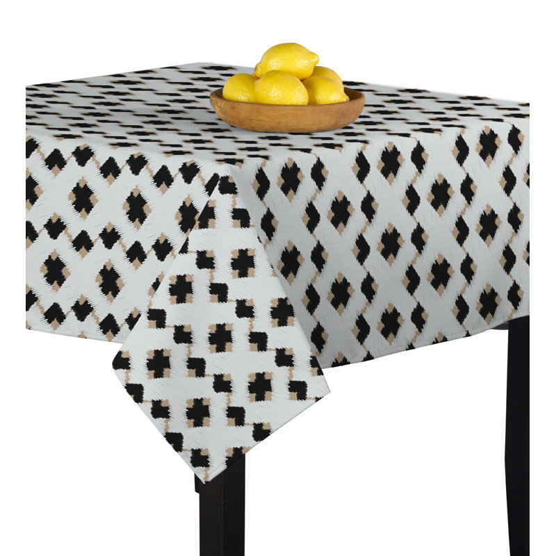 Corella Box Cross Tablecloth, 90" x 90"