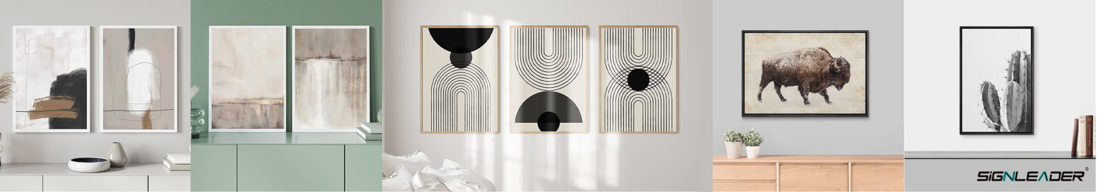 Mid-century Canvas Wall Art