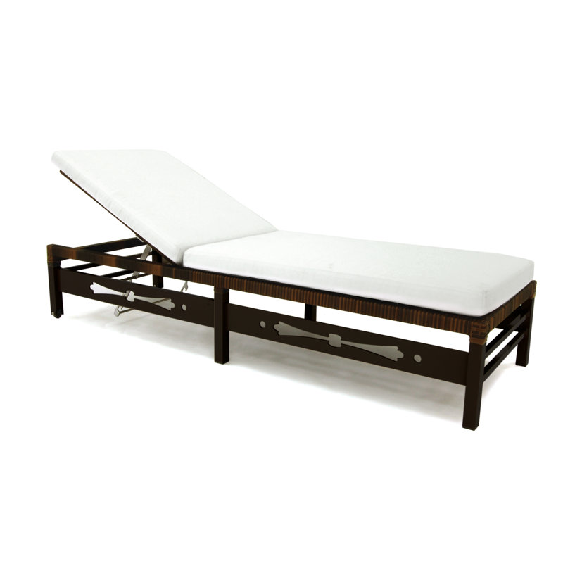Astor Outdoor Chaise Lounge, Canvas Natural Sunbrella® Canvas