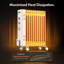 VonHaus 2500W Electric Radiator Space Heater with Adjustable Thermostat-65002323