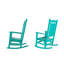 Chaise berçante d'extérieur en plastique Laguna-67014511