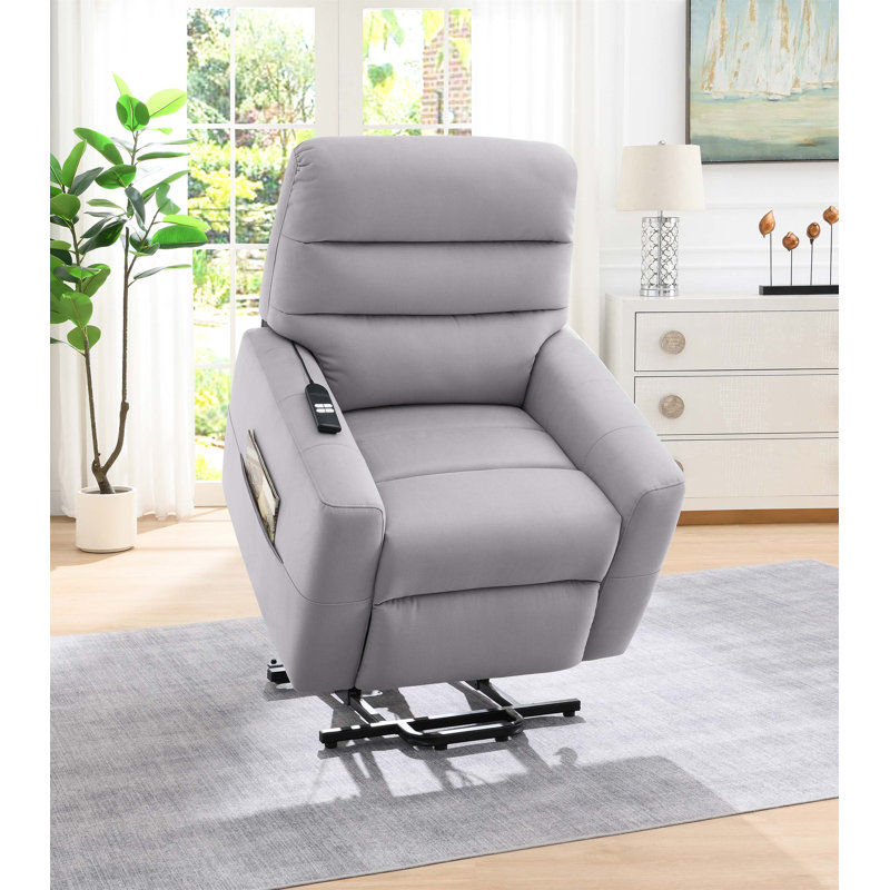 Manual Recliner Sofa With Swivel And Rocker, Adjustable Backrest For Ultimate Comfort In Any Room