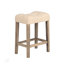 Ensemble de table de bar 4 pièces avec prise de courant, tabourets rembourrés et design rustique pour les espaces de vie modernes