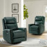 Ramus 30.31'' Wide Genuine Leather Swivel Rocker Recliner Set of 2