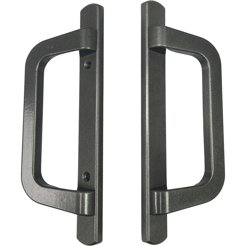 Ensemble de poignées de porte de patio coulissantes GPT - espacement des trous de 3-15 / 16 po, Blanc