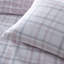 Raffael Flannel Chequered Duvet Cover Set with Pillowcases Included-402748389-402748390