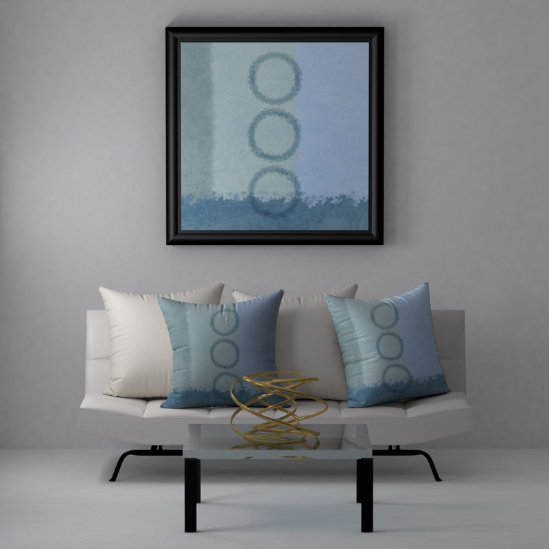 Reversible Throw Pillow, 24" x 24"