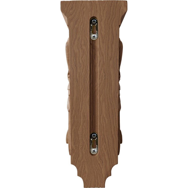 14'' H x 5'' W x 7'' D Wood Bracket / Corbel, Acajou