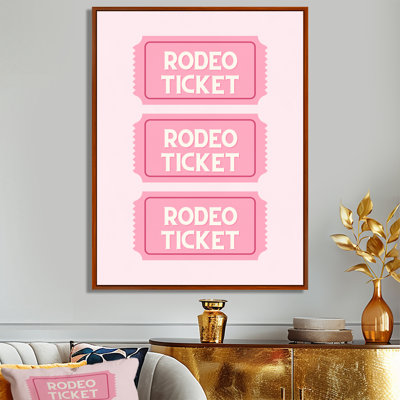 Rodeo billets en solde - Cowgirls, reproduction d'art murale