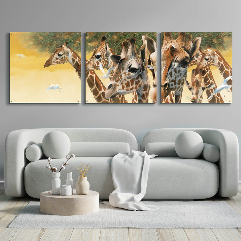 Épique «A Walk in the Sun» par Durwood Coffey, verre acrylique Wal Art, H 36 po x l 108 po