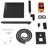 Shower Systems, 12" Rainfall Square Head And Handle Set, Shower Faucet Combo Kits, Wall Mounted Shower Fixtures