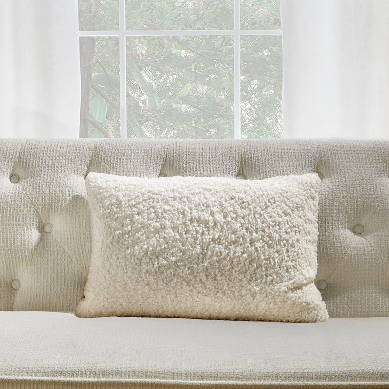 Housse de coussin FRENCH BOUCLE, Ivoire