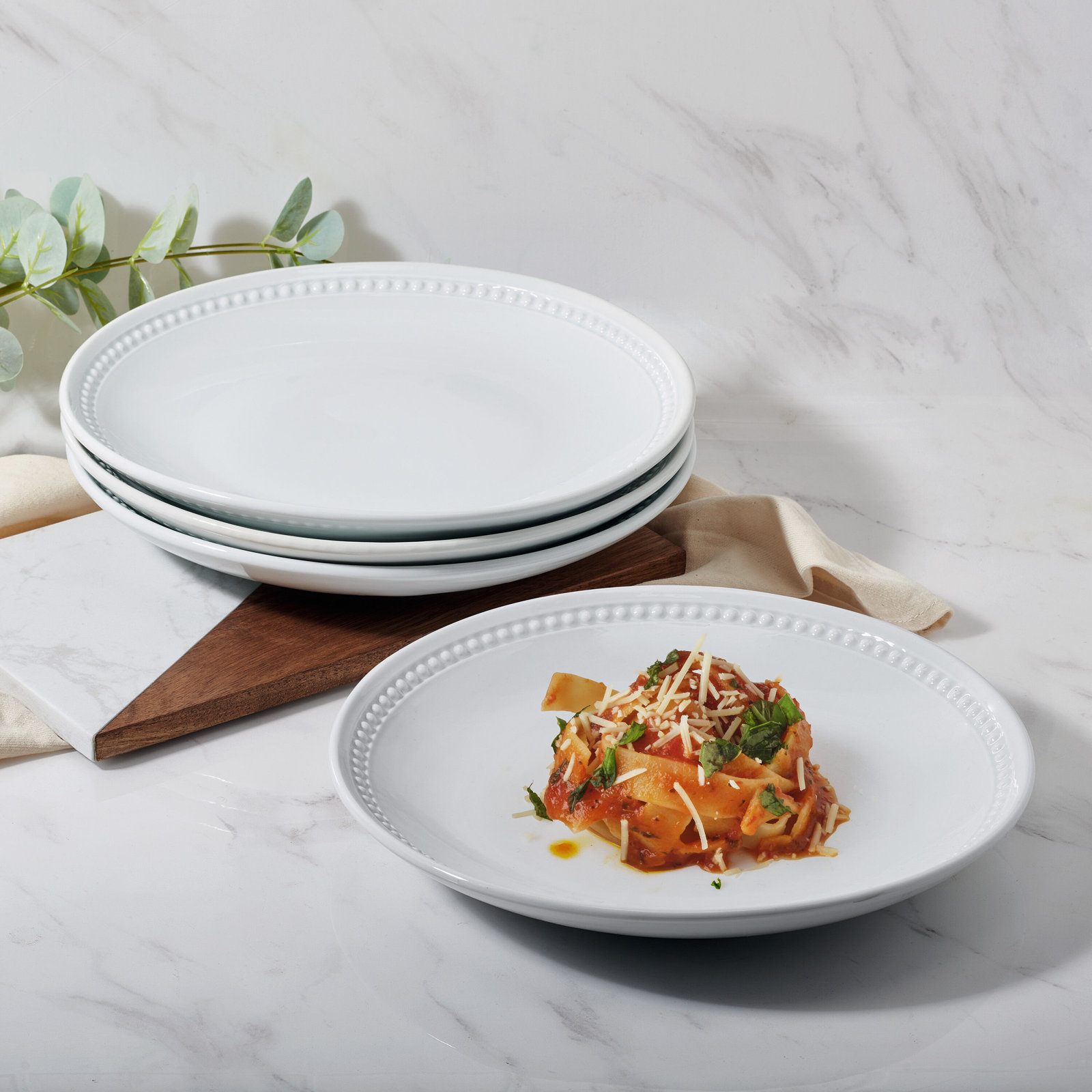 Everyday White 11" Porcelain Dinner Plate