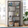Tello 8-shelf Geometric Bookcase
