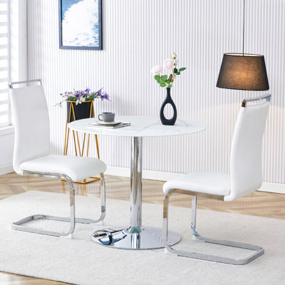 Lashaunte 2 - Person Pedestal Dining Set