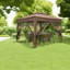 Auvents portatifs et abris de jardin avec structure en métal, abri extérieur moderne