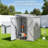 Garden Shed Lockable Garden & Yard Tool & Outdoor Storage Shed Metal Storage Shed-121491732-121491731
