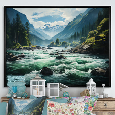 River Reflections I - Lakes & Rivers, reproduction d'art sur toile