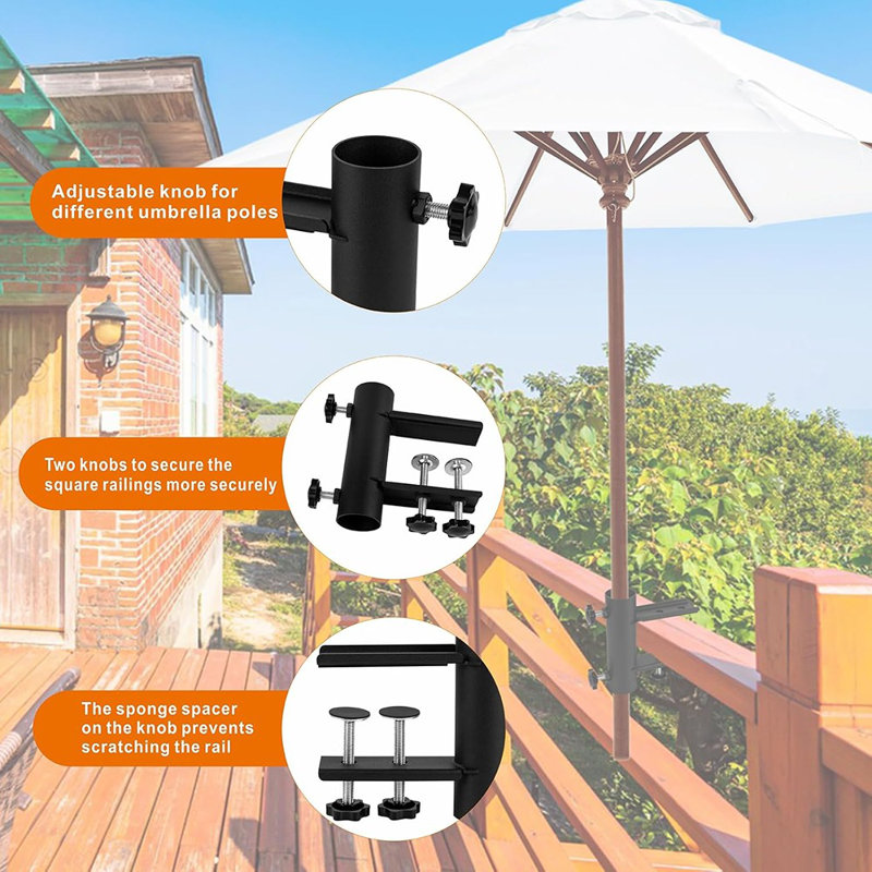 low profile patio umbrella stand Tierra Verde 14.75