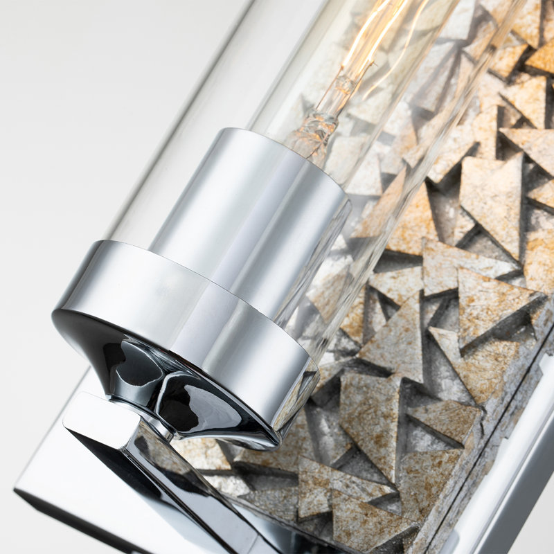 Elysian 1 Light Sconce, Polished Chrome