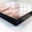 Key cabinet for wall, Opens to the right, 30x30x5, White, Delicate blades of grass in pastel colors, 
