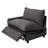Upholstered Modern Linen Fabric Power One-Armed Chair-122850615