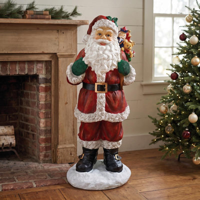 A Visit from Santa Claus Holiday Statue