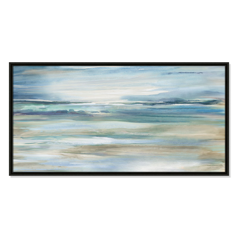 Reflection Skies - Version Panorama, reproduction par Carol Robinson, Espresso, H 19,5 po x l 37,5 po