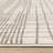 Harlow Etched Stripes Ivory/ Brown Area Rug-2121859802