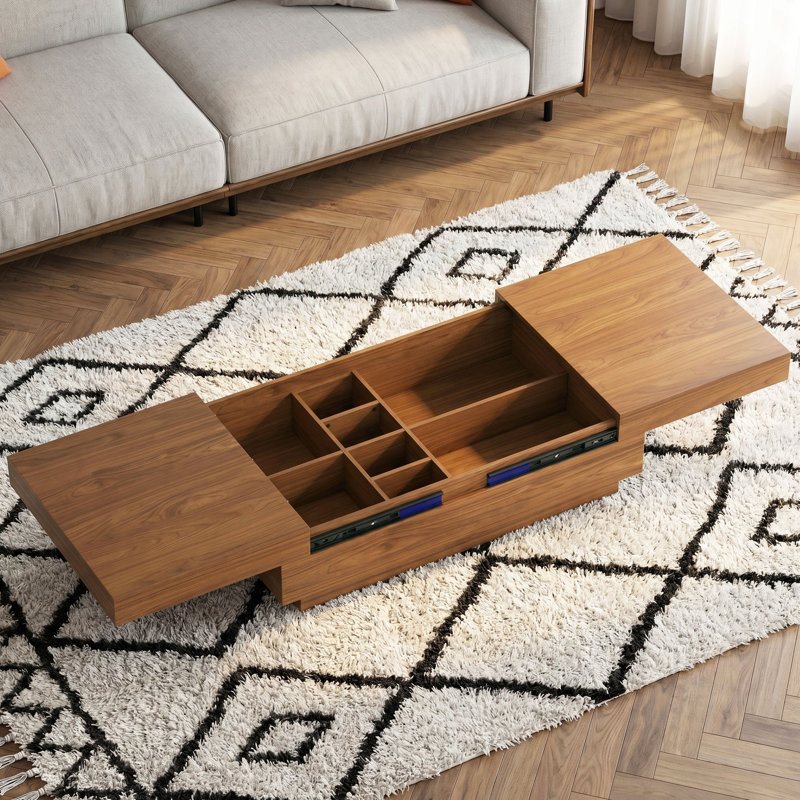 47,2 po Table basse à rangement dissimulé