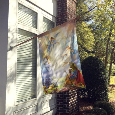 Drapeau de jardin «The Shepherds and Angels»