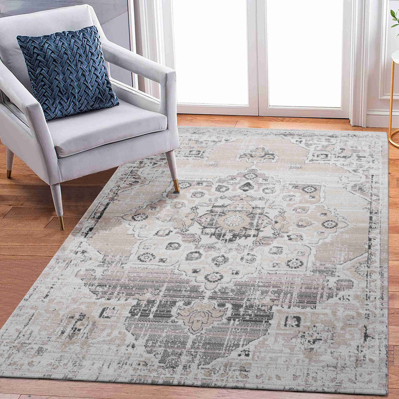 Collection Medallion Area Rug, Rectangle 6'7" x 7'9"