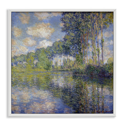 «Classic Monet Poplars on the Epte», art de la giclée encadrée par one1000paintings