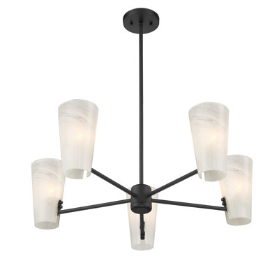 Lustre 5 lumières Meridian