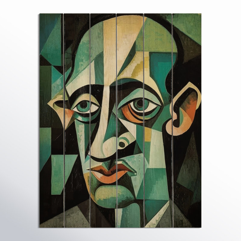 Chef-d'œuvre abstrait mâle, H 40 po x l 30 po x P 0,78 po