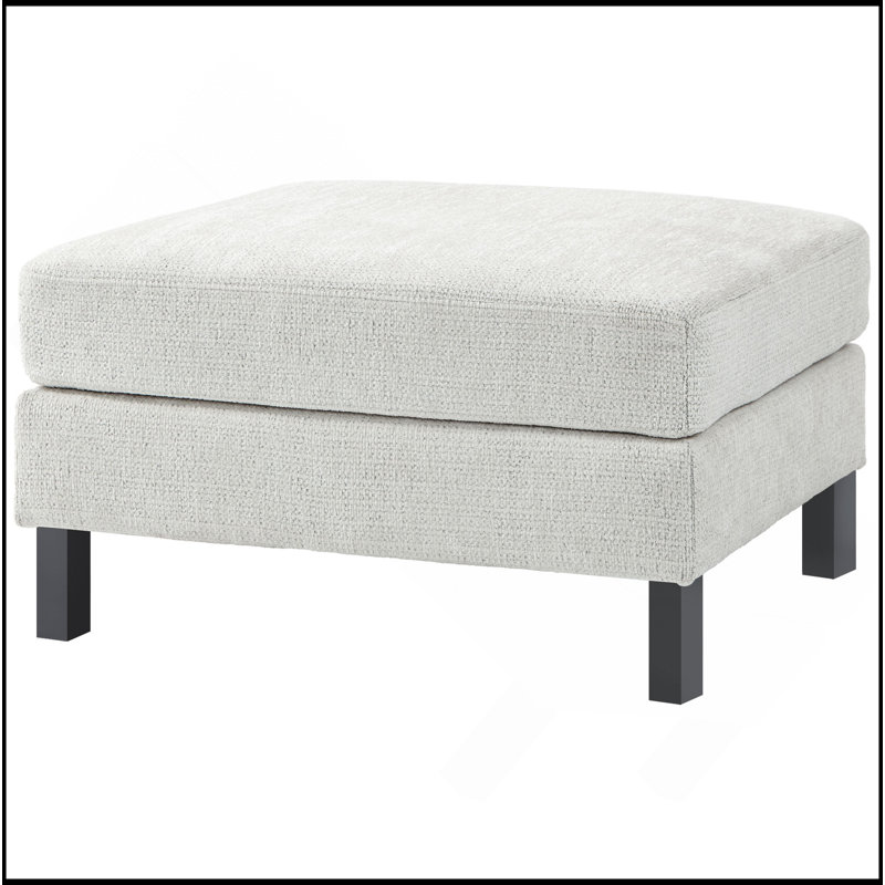 Module de canapé modulaire polyvalent avec repose-pieds et pieds en bois pour la chambre à coucher et le salon