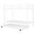 Twin Over Bunk Bed With Trundle In White - Support For Mattress Modern Style-1836015425