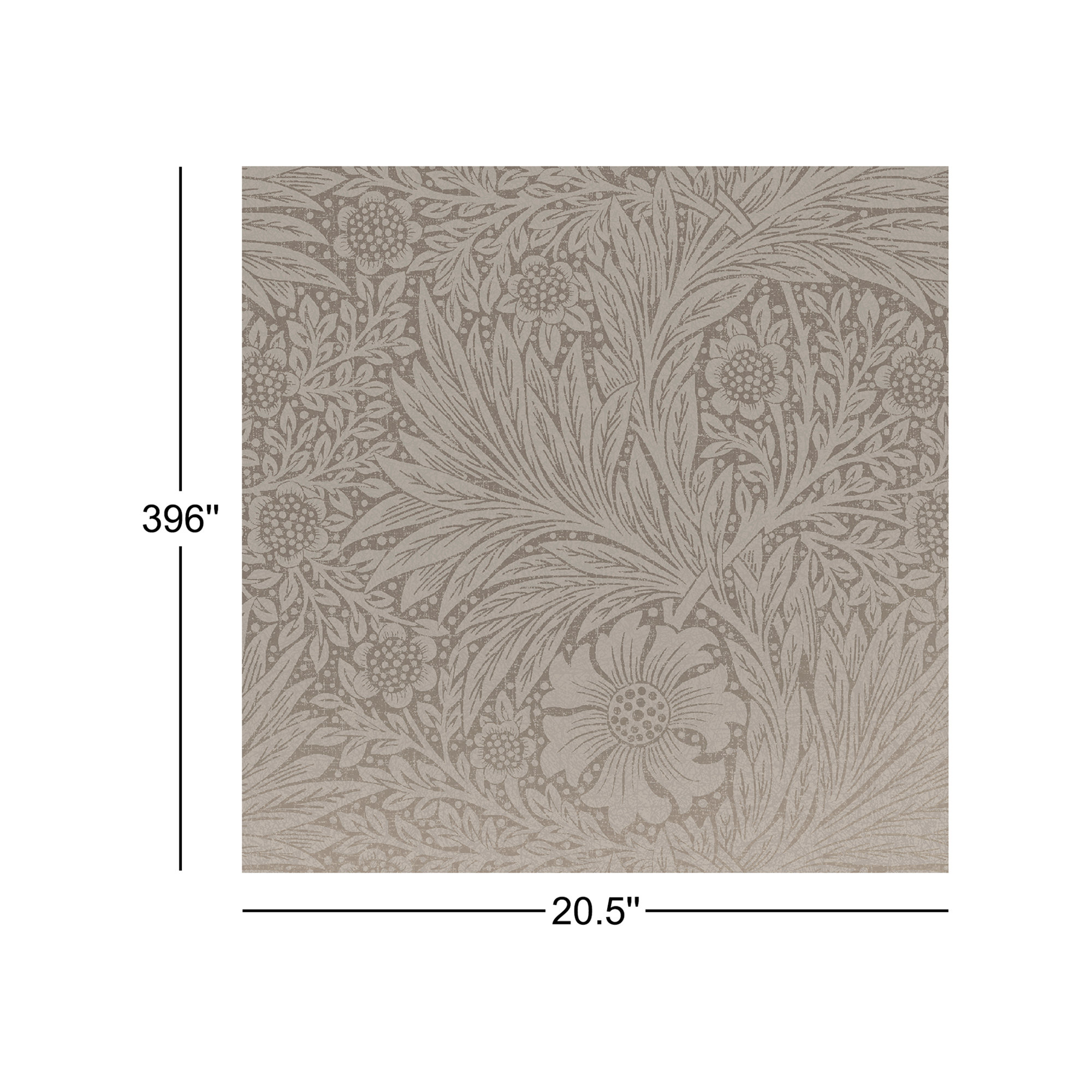 Floral Wallpaper, Neutral