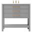 Kiawah Three-Drawer Single Bath Vanity-65039475-65039483-65647369