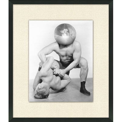 Disco Wrestle Print by Mat Sanders