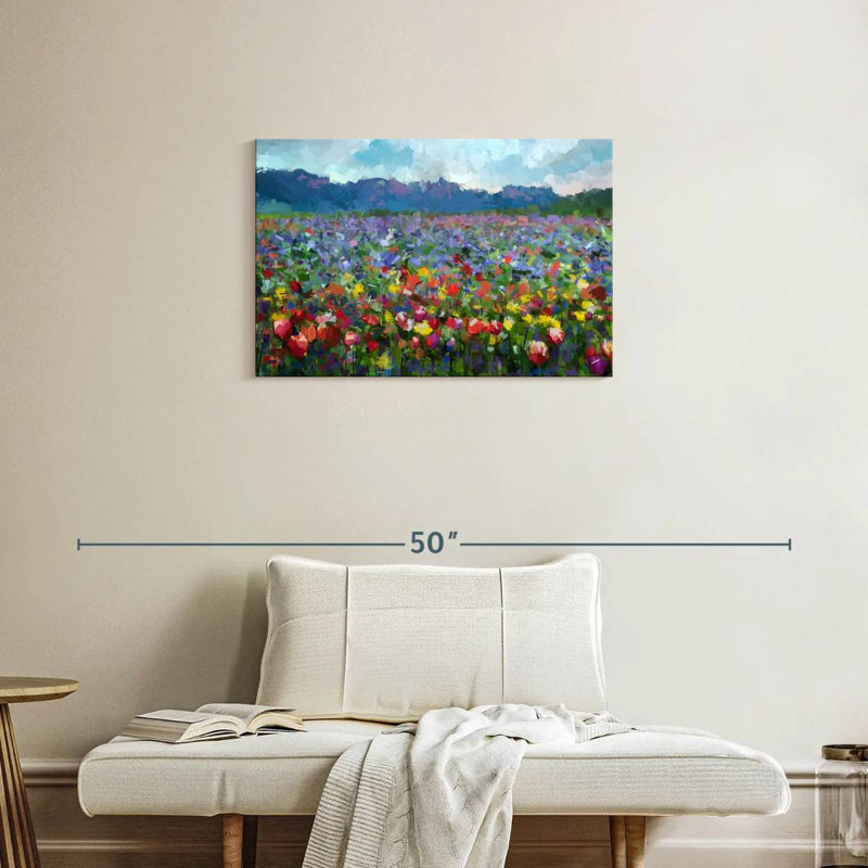 Alvord Spring Abstract, 20" H x 30" W