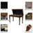Duet Piano Bench With Storage, Wooden Piano Stool With Waterproof Padded Cushion, Wood-893868824