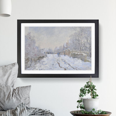 Snow at Argenteuil by Claude Monet - Picture Frame Painting