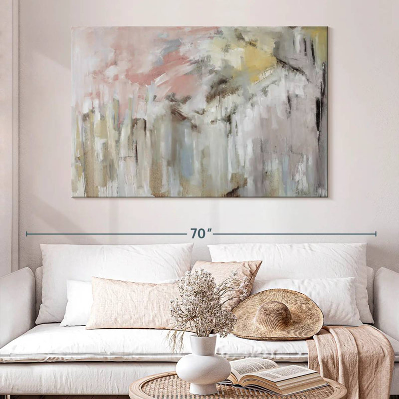 Avery Spring Splash Abstract, 34" H x 51" W