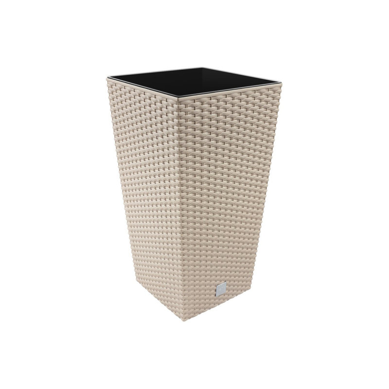 Petty Pot Planter, Mocca, 32cm H x 17cm W x 17cm D