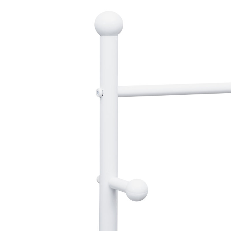 Portant pour vêtements, portemanteaux avec base en marbre, Blanc