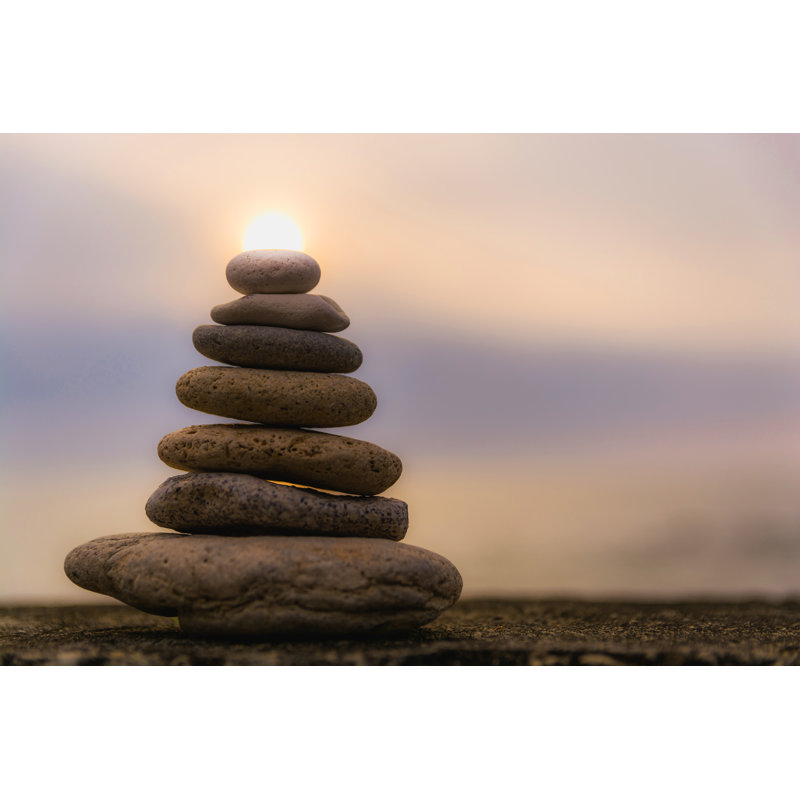 «Stone Pyramid» par Dimitrovd - Photographie sur toile tendue, H 8 po x l 12 po
