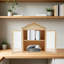 Petite armoire à livres en bois